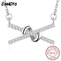 Кончо Jewelry 925 пробы серебро перекрытия Циркон Цепочки и ожерелья для Для женщин Преувеличение 2018 Специальное предложение новая подвеска