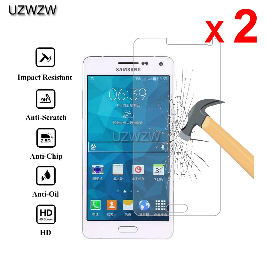 

2pcs Premium Tempered Glass For Samsung Galaxy A5 Protective Tempered Glass Screen Protector For Samsung A5 Glass