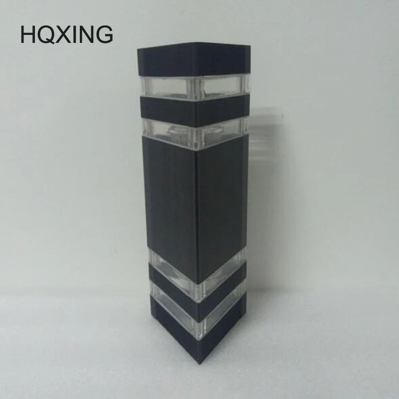 

[HQXING] LED Waterproof Outdoor Modern Wall Light Mounted 8W triangle AC85-265V IP54 Aluminum Wall Lamp outdoor porch lighting