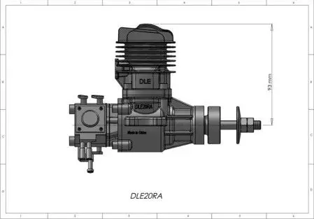 DLE 20 RA original GAS Engine For RC Airplane model hot sell,DLE20RA,DLE 20RA,DLE-20RA,DLE (5)