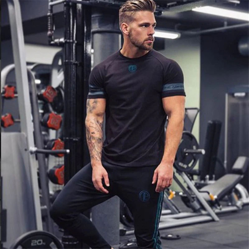 T-Shirt Homme Gyms T shirt Men-1