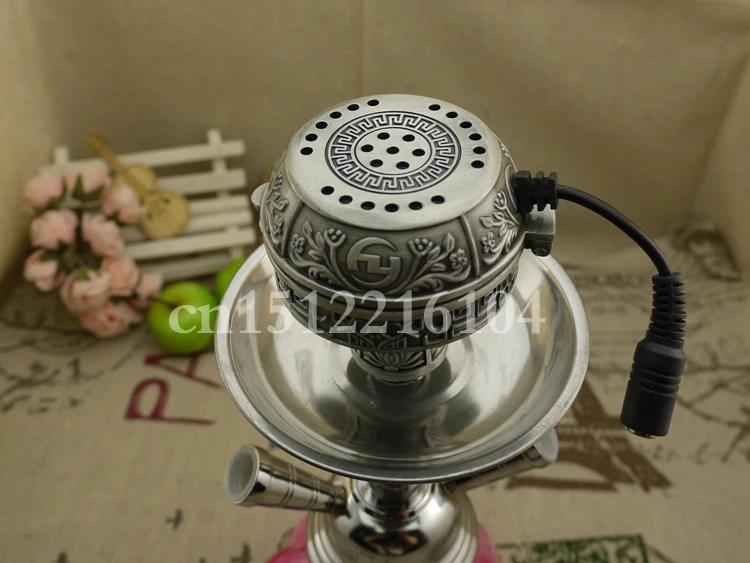 Electric Hookah Bowl Tobacco Heater Eshisha Smokepan Narguile Suit For