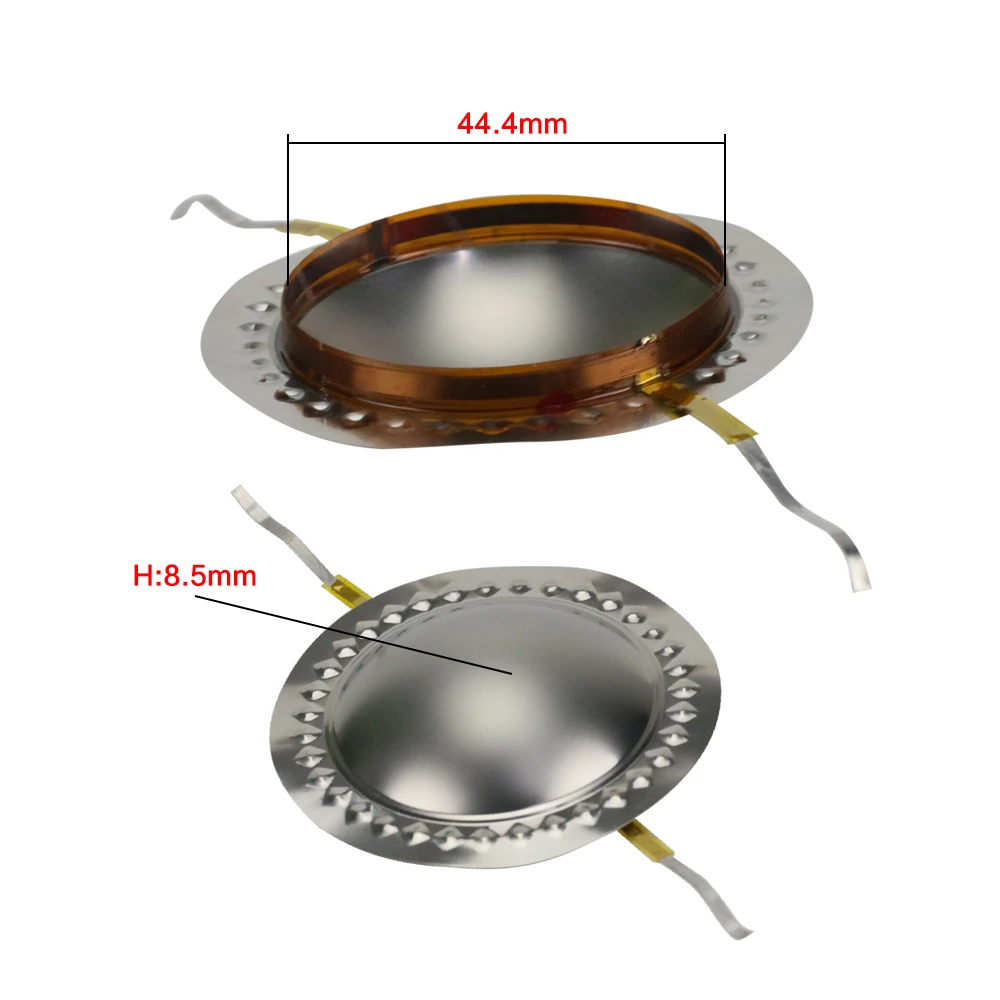 GHXAMP 44,4 мм твитеры звуковая катушка хор мембранная титановая пленка 44(44,5) ВЧ динамик ремонт аксессуары 2 шт