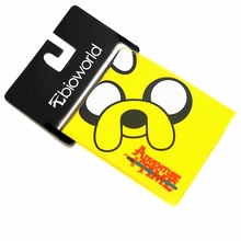 Новое поступление кошелек время приключений мультфильм Женские Кошельки кредитной Oyster лицензии карты мужчина кошельки молодежи личности в два раза кошелек