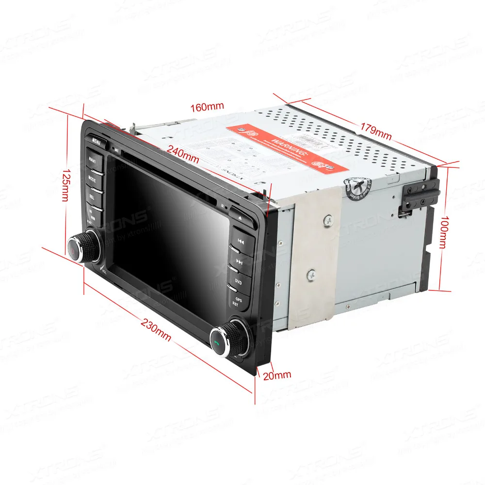 Best XTRONS 7 inch 2 DIN Car DVD Player GPS Navigation Radio Canbus USB SD for Audi A3 8P/A3 8P1 3-door Hatchback/S3 8P/RS3 Sportback 3