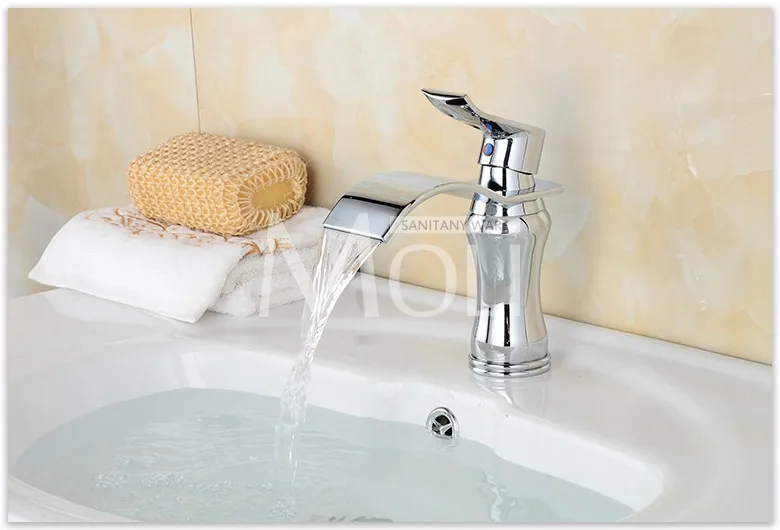Смеситель для раковины с одной ручкой и двойным управлением для ванной комнаты, Бронзовый Смеситель MLWB907