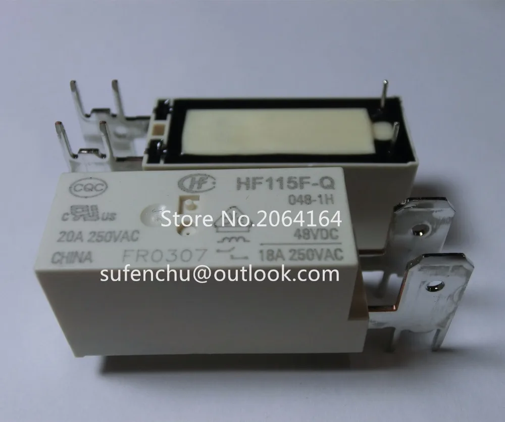 5 шт. 100% оригинал новинка HONGFA JQX 115F Q 048 1H HF115F 20 А 48 в пост. Тока миниатюрное реле