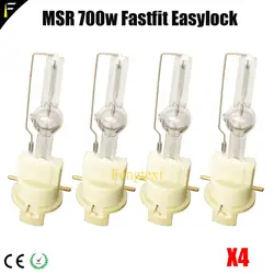 4 шт MSR700 PGJX28 мини Fastfit Hti700 75 P28 NSK700/2 Mni NSK 700 перемещение головы луч света лампы Замена PGJX28 7500 k-8000 K