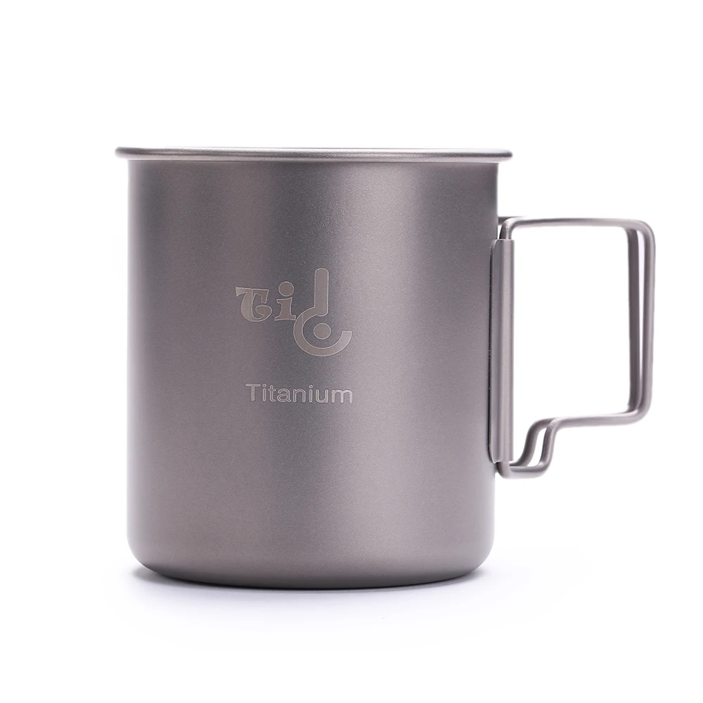 

Outdoor Tableware Titanium Folding Cup Ultralight Titanium Cookware Tableware Titanium Pot Portable Titanium Bowl Camping Cup