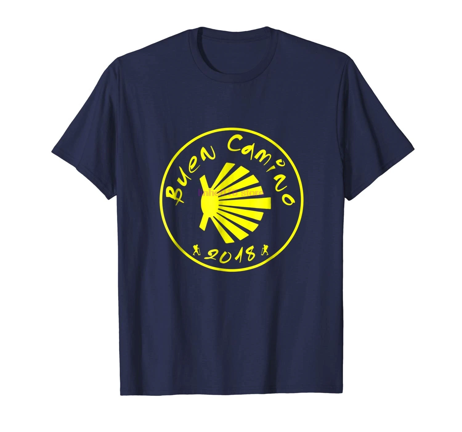 

brand men shirt Camino de Santiago de Compostela T Shirt Pilgrim Hikers 2018