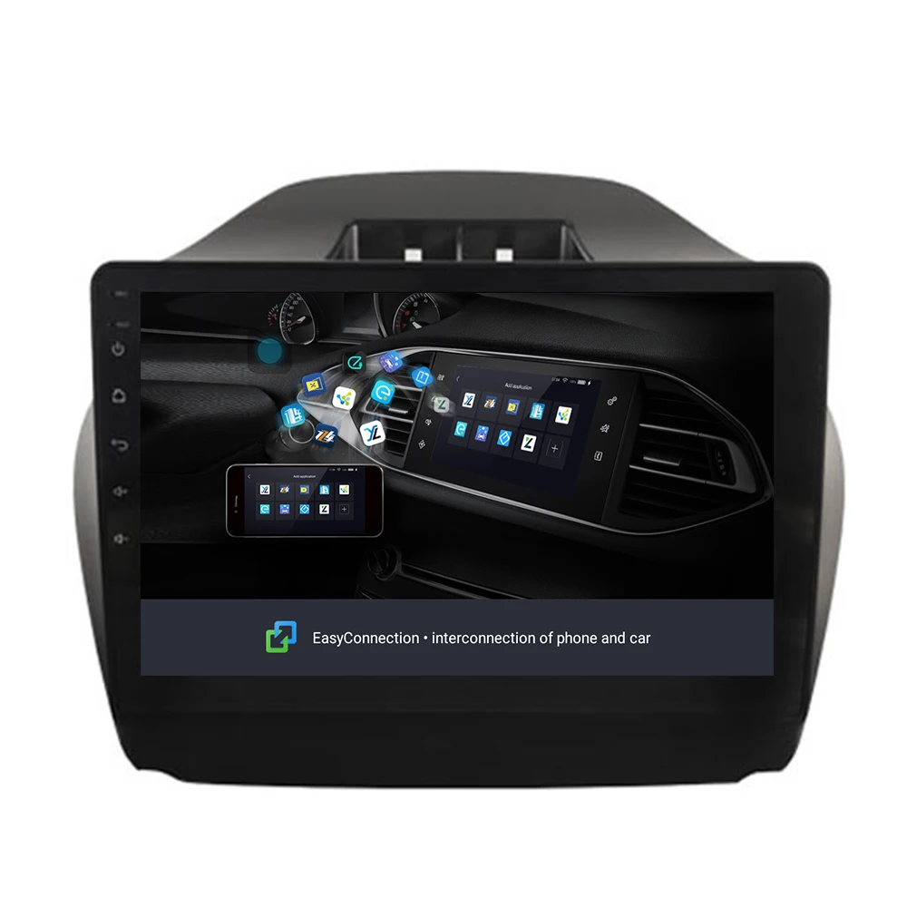 Sale Quad Core Android 9.1 Car Multimedia Player for Hyundai IX35 2011 2012 2013 2014 2015 Radio Stereo 2DIN GPS Navigation 4