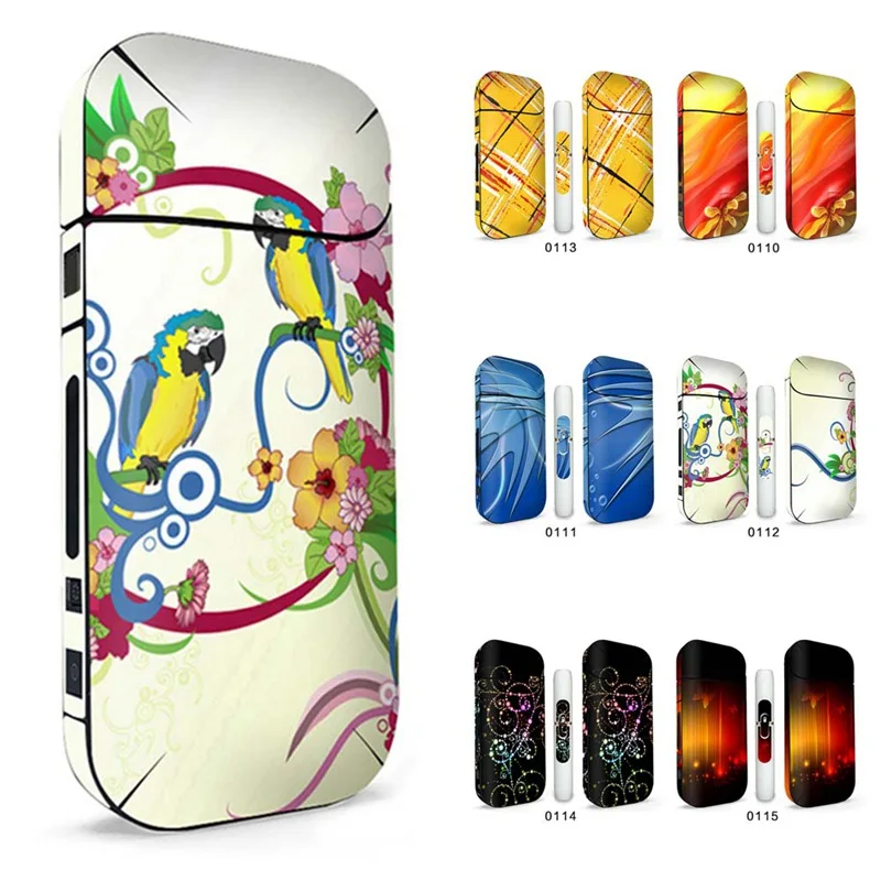 

12 Colors Cool Design Protective Sticker Sticker Skin Cover Sleeve Sticker for IQOS For IQOS 2.4 Plus