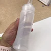 250/260ml Translucent Plastic Bottle Multi-Functional Hairdressing Tool Applicator Supplies Salon Hair Color Perm Care 2