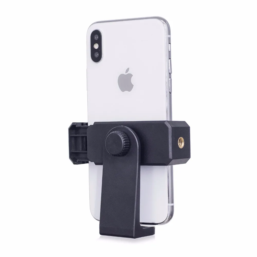 

Kaliou 360 Degree Rotation Tripod Mount Holder Cell Phone Clip Mount Bracket Adapter for Mobile Phones Smartphone
