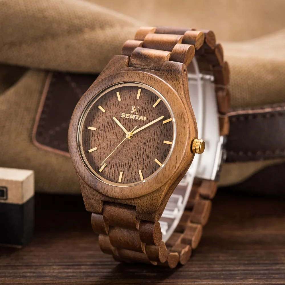 

Newest Wooden Watch Relojes Men Watches Casual Vintage Retro Stylish Wood Wristwatch Men Natrual Wooden Watch Relogio Masculino
