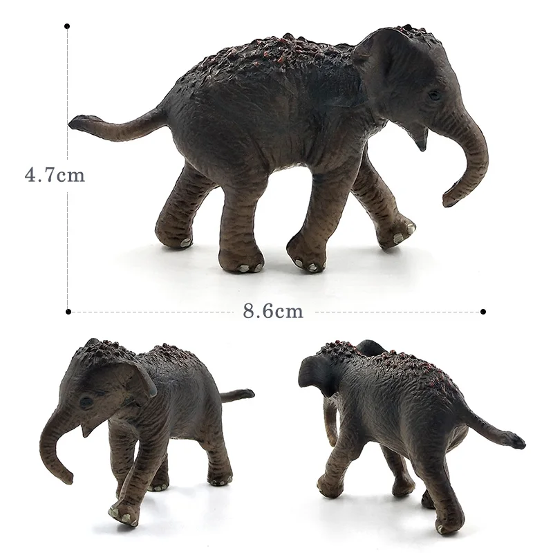 small plastic toy elephants
