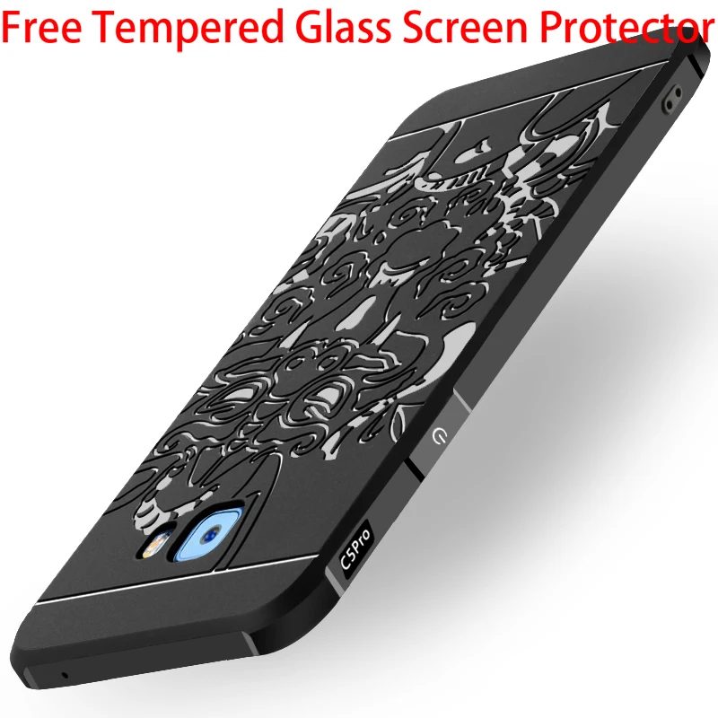 Luxury Brand Silicone TPU Case for Samsung Galaxy C5 Pro Dragon Pattern Design Flexible Soft Back Cover Phone |