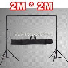2M*2M 6.5FT*6.5FT 2m Professinal Photography Photo Backdrop Background Support System Frame Fotografia Stands studio + carry bag