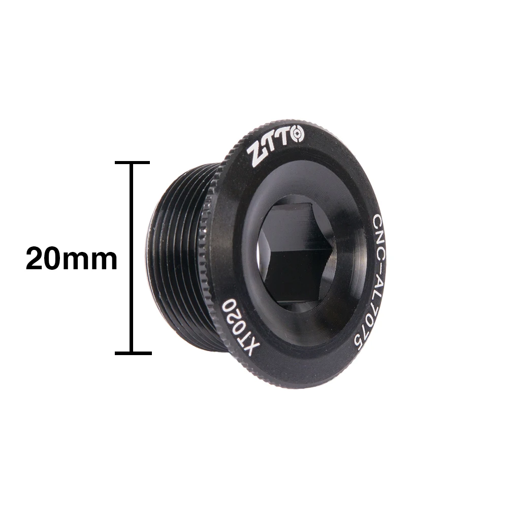 ZTTO Bike Parts MTB Road Bike Crank Arm Bolt For Bottom Bracket Cap M20*10 Crankset Screw For Parts Bicycle BB Axis Screws