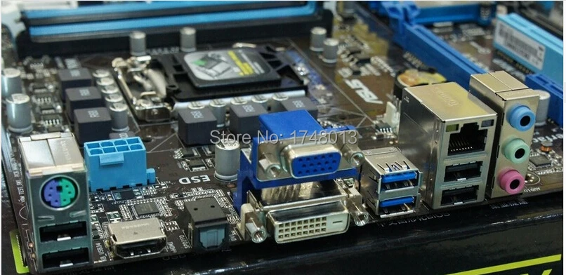 ASUS P8Z77-V LX материнская плата LGA 1155 DDR3 i3 i5 22/32nm Процессор USB3.0 32 Гб SATA3 VGA HDMI Z77 Настольный вентилятор используется материнская плата