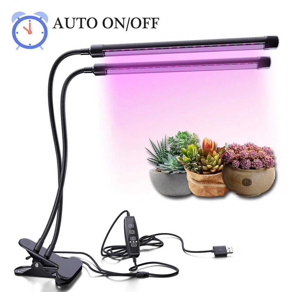 

Timing USB Full Spectrum LED Grow Lamp Light For Plants Indoor Tent Growing 36W Fitolampy Phyto Fito Growth Strip Flowers Seed