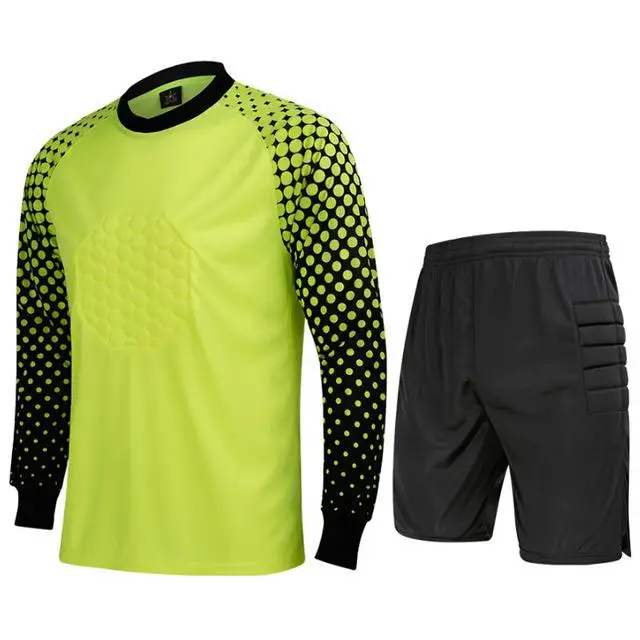 New Brand Men's Soccer Goalkeeper Jersey Football Sets Goal Keeper