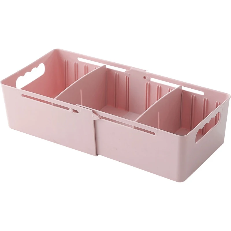 LIYIMENG складные ящики для хранения, органайзер для ванной комнаты, вешалка для носков, домашняя коробка для хранения бюстгальтеров, регулируемый ящик для шкафа