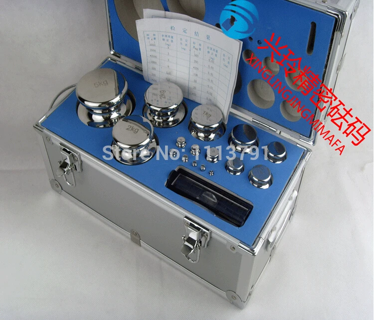 F2 Grade 28 pcs 1mg 5kg 304 Stainless Steel Digital Scale Calibration