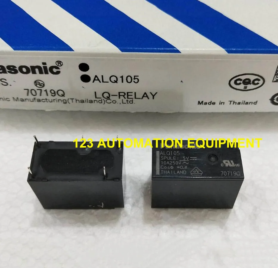 

New original ALQ105 5VDC Relay 5Pin 10A (can substitutions JQ1P-5V-F)