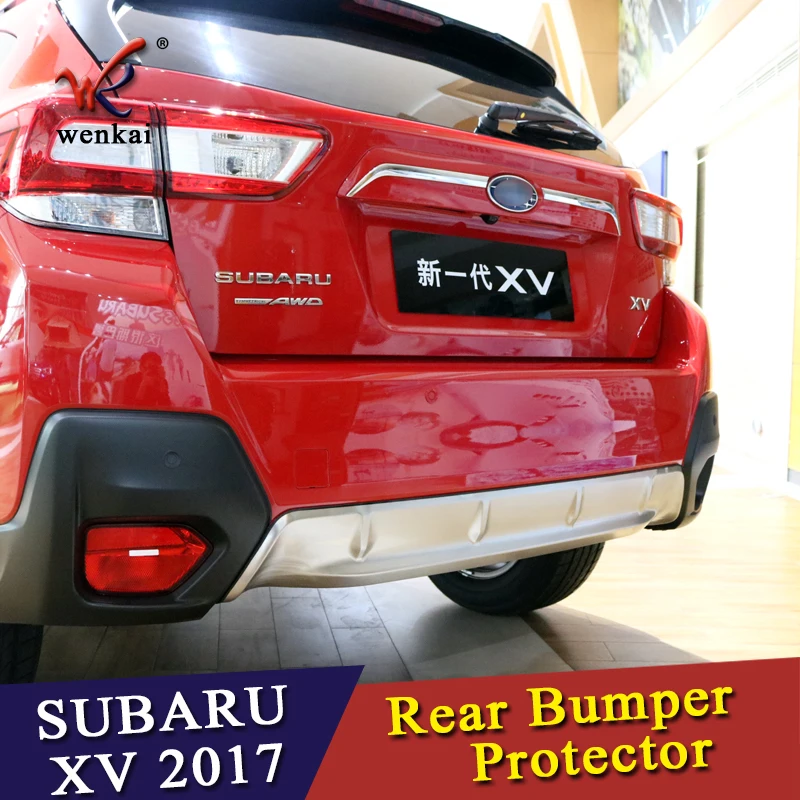 Внешняя задняя стальная накладка на бампер крыльев 1 шт. для Subaru XV GT3 GT7 2017 2018|skid plate
