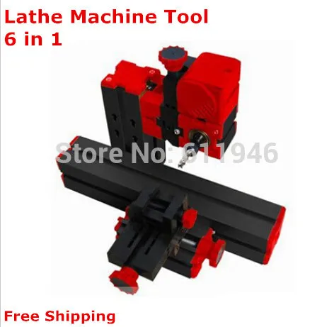 

DIY 5set Mini Lathe Machine 6 in 1, DIY Mini Micro Lathe Machine Tool 6 in 1, For Wood and Soft Metal