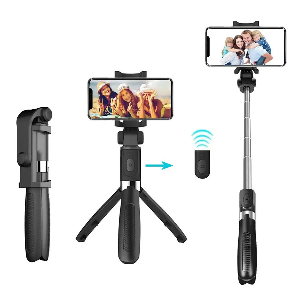 

Selfie Stick Tripod For Phone Monopod For Selfie Stick Bluetooth With Shutter Remote Smartphone Stand Mobile Clip Wireless