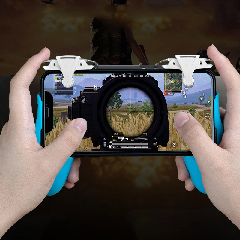 Джойстик для джойстика PUBG Joypad Trigger Fire Button Aim L1 R1 Key L1R1 контроллер для PUBG игра для мобильного телефона охлаждающий вентилятор