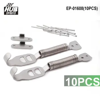 

10PCS/LOT Stainless Steel Competition Bonnet Boot Spring Kit For Toyota Corolla 1.8 7AFE 4AFE 93-97 HU-01608(10PCS)