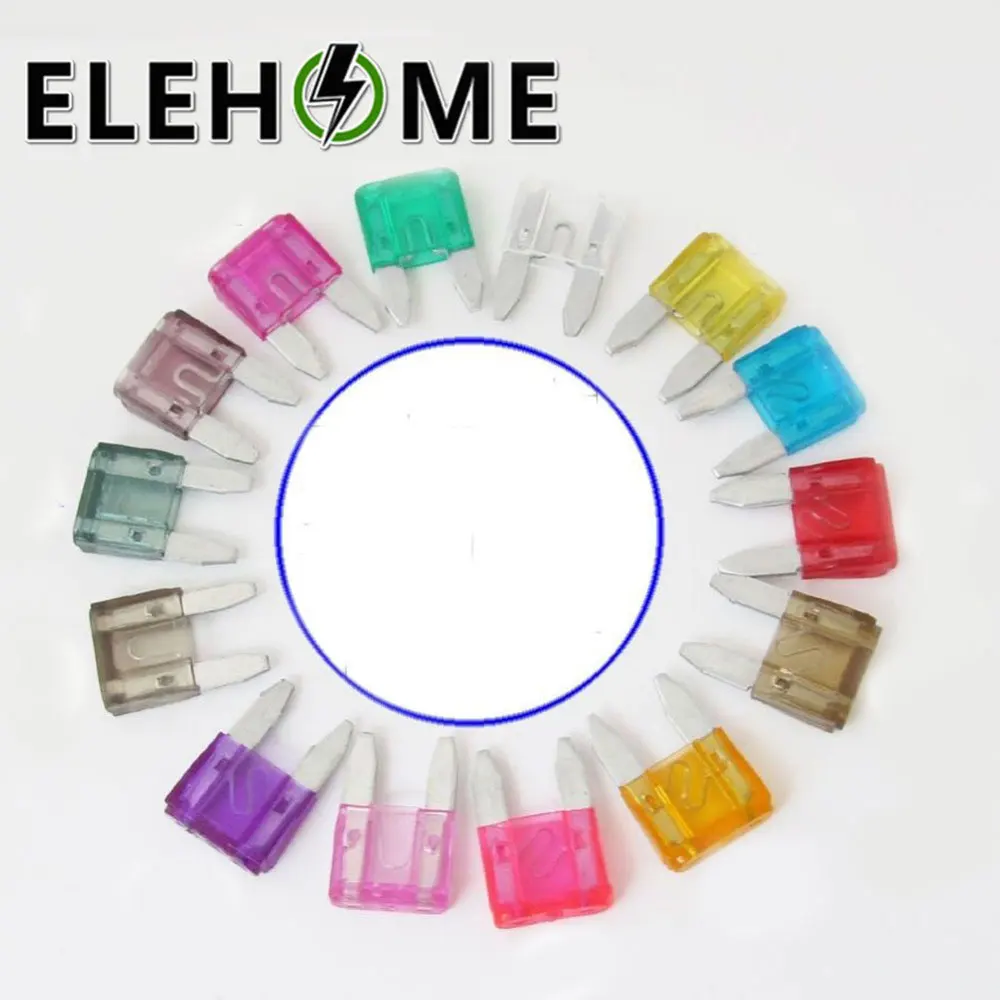 

Small Blade Fuses Car Fuse Zinc Alloy and Plastic Material 2A 3A 5A 7.5A 10A 15A 20A 25 30A AMP Set for Car 1pcs XF5