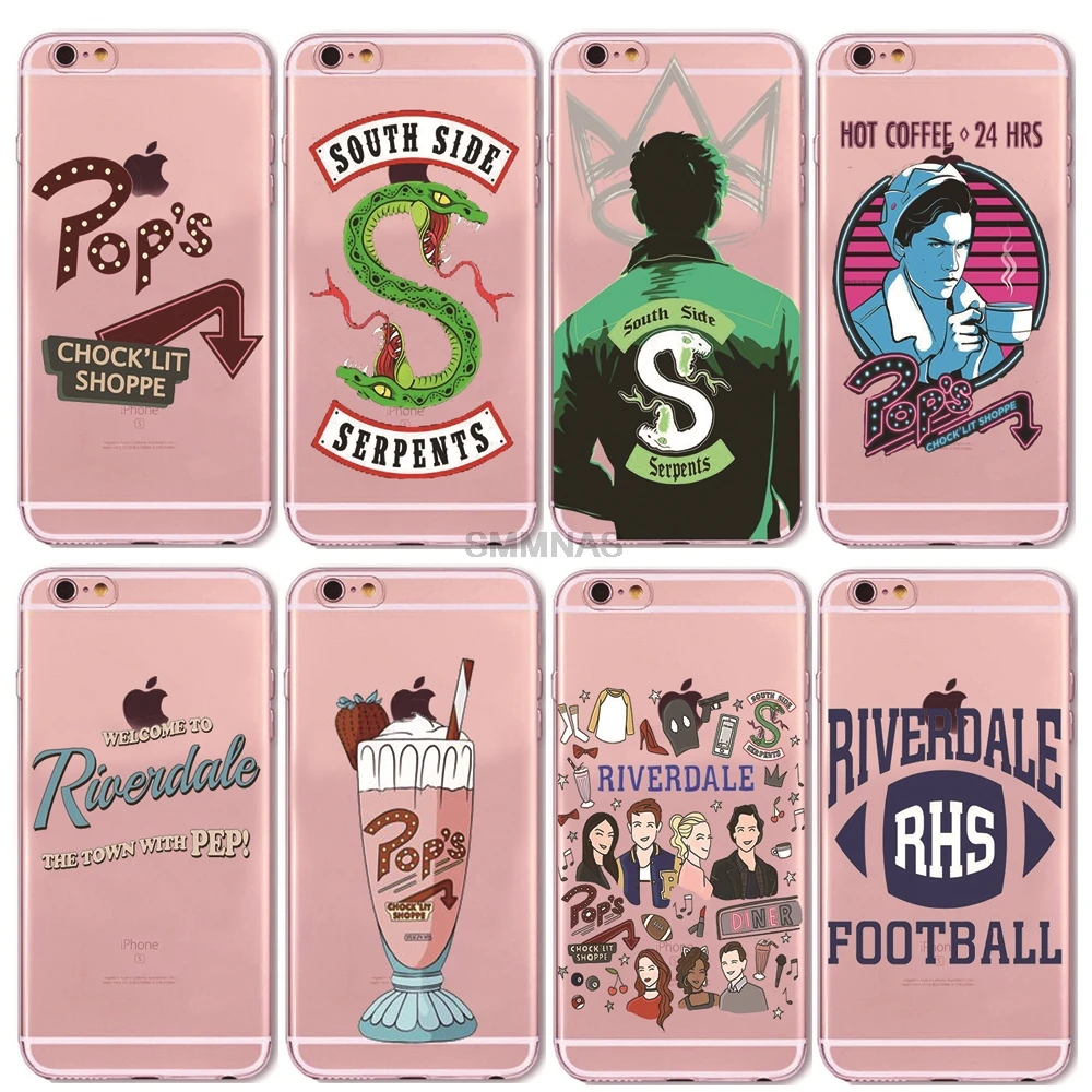 Smmnas Riverdale phone Case For iphone 5S 6S Plus High Quality Transparent soft silicone iphone7 8 plus Cover |