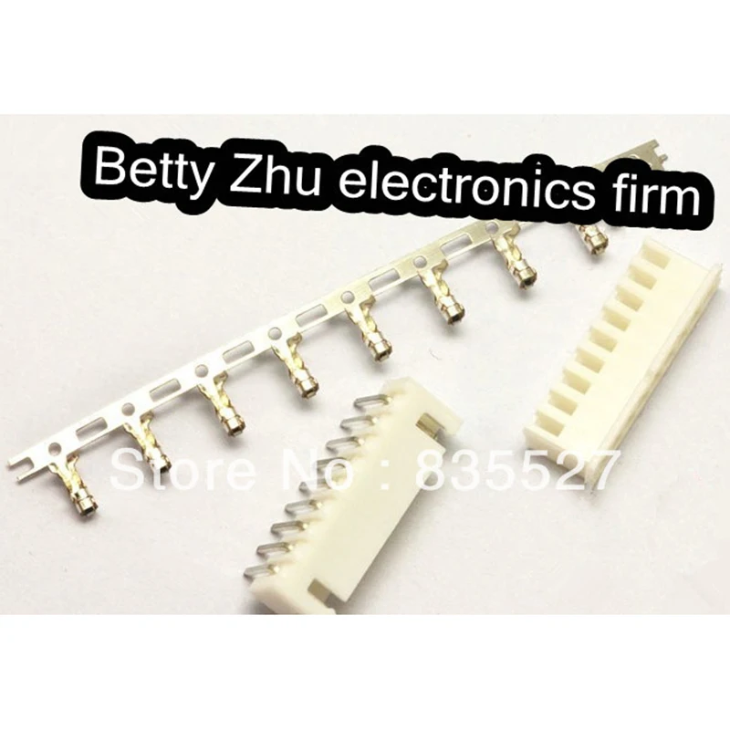 

100pca/lot XH2.54-9P 9PIN terminal block 2.54MM pitch connector : plug + plastic bending needle socket + terminal