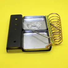 Cltgxdd для пайки, сварки Поддержка стенд Square станция металлический Железный Держатель для домашнего использования, инструменты для ремонта электрической защиты база