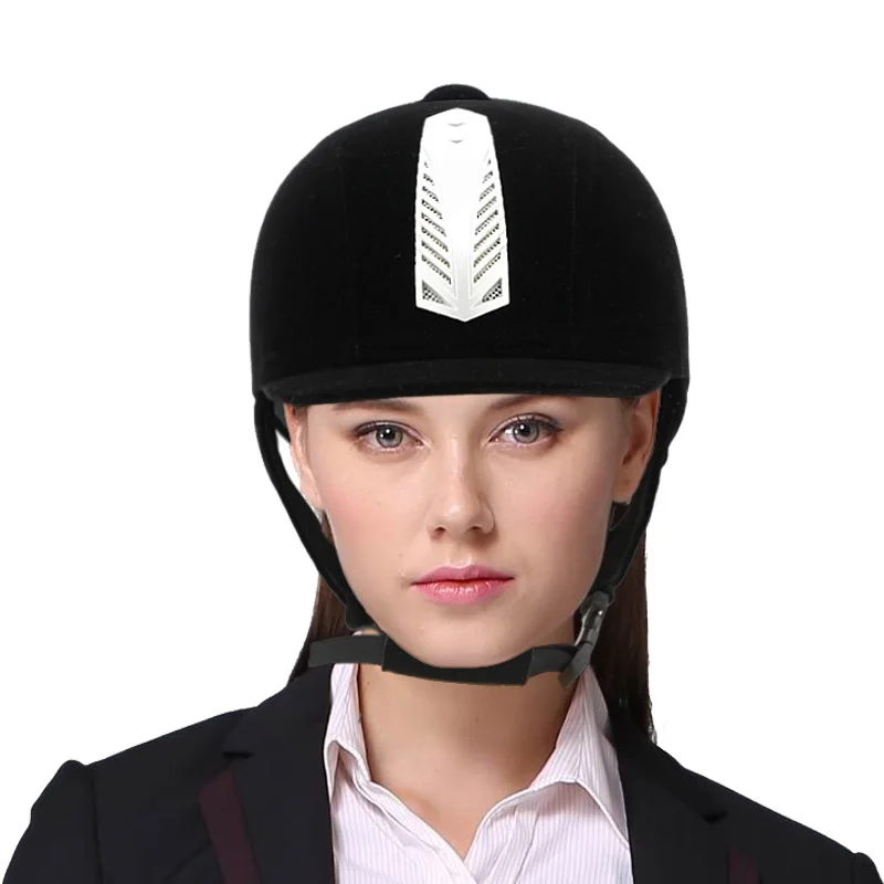 Professional Children Equestrian Horse Riding Helmet Black Unisex Half