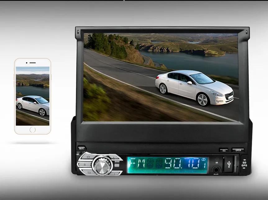 Clearance CT0008 7 Inch Car Radio Stereo MP5 Player 1 Din Android 6.0 Capacitive Touch Screen Universal FM GPS Steering Wheel Control 5