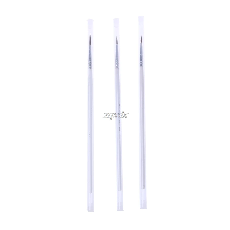 

3Pcs Round Shape Watercolor Brush Nylon Hair Brush ArtistsPaint Brush Set For School Acrylic Gouache Paint Art Supplies