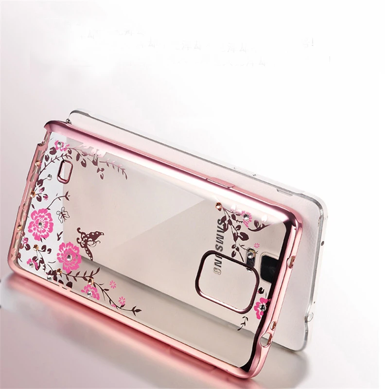 KaiNuEn etui coque cover case For Samsung Galaxy Note 4 Note4 transparent phone cases back Soft 3d silicone silicon | Мобильные