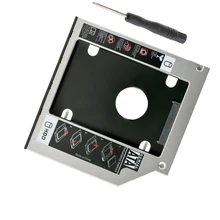 9,5 мм 2nd SATA SSD HDD жесткий диск лоток Caddy адаптер для Dell Inspiron 15 5567 5566 7537 17 5767
