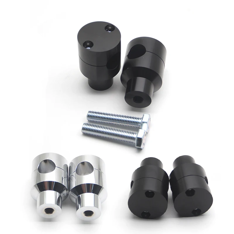 25 мм черный хром круиз модифицированный руль фиксирующий сидящий фиксированный рукав для Harley Dyna Sportsters Softail V-Rod Steed Manga