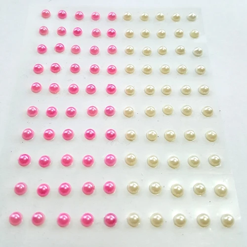 500 sheets 4mm 100pcs/sheet pearl stickers wholesale scrapbooking