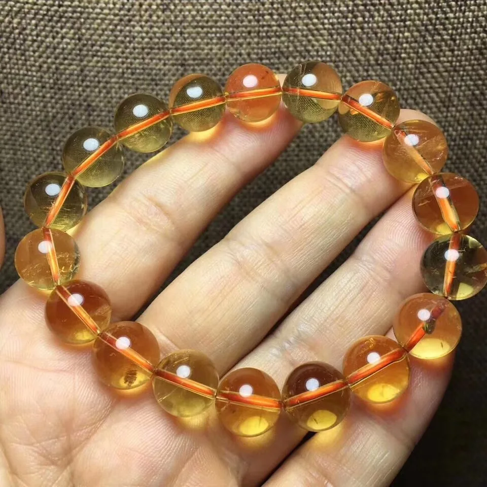 Natural Citrine Quartz Bracelet (5)