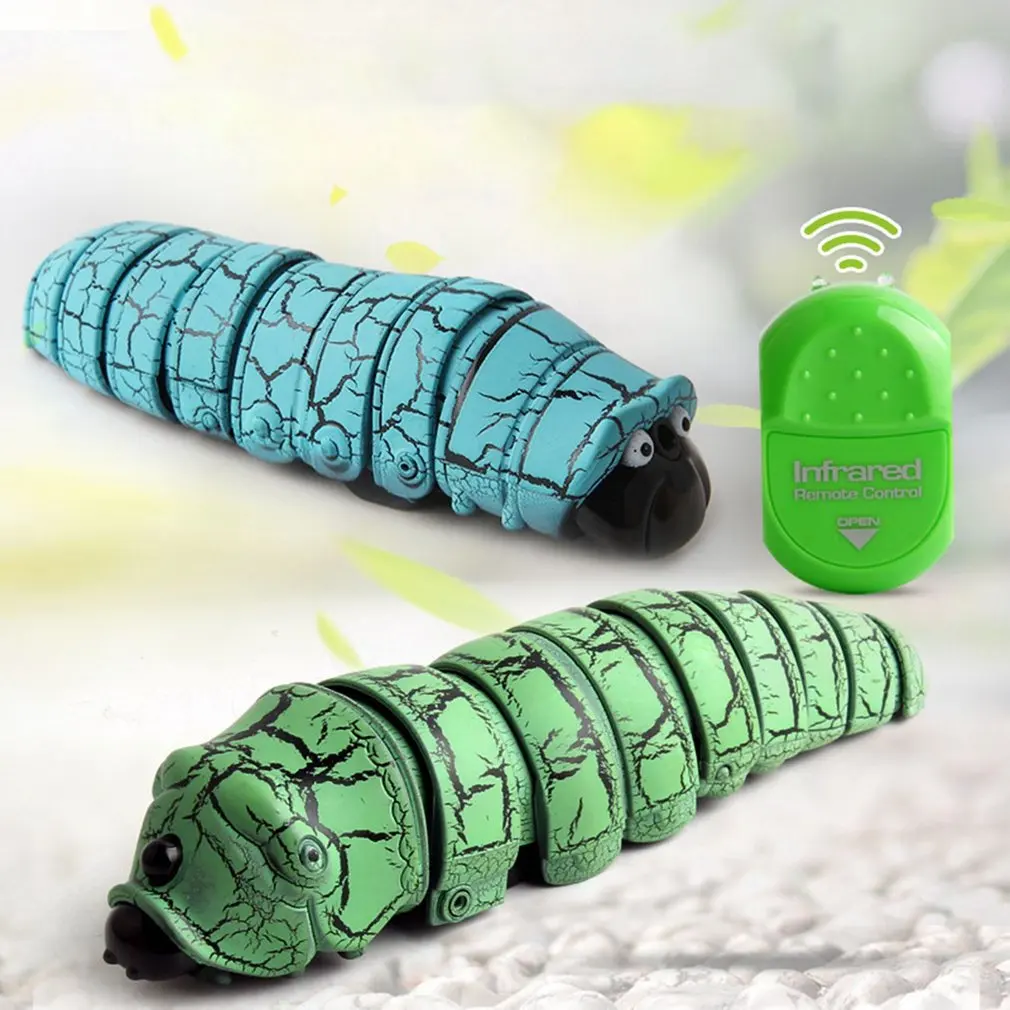 

Funny Children Toys Fake Caterpillar Remote Control Electric Prank Animal Insects Joke Scary Kids Trick Toy Gift