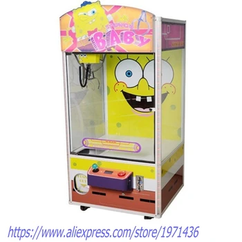 

Sponge Bob Coin Operated Arcade Toy Cranes Claw Machine For Sale