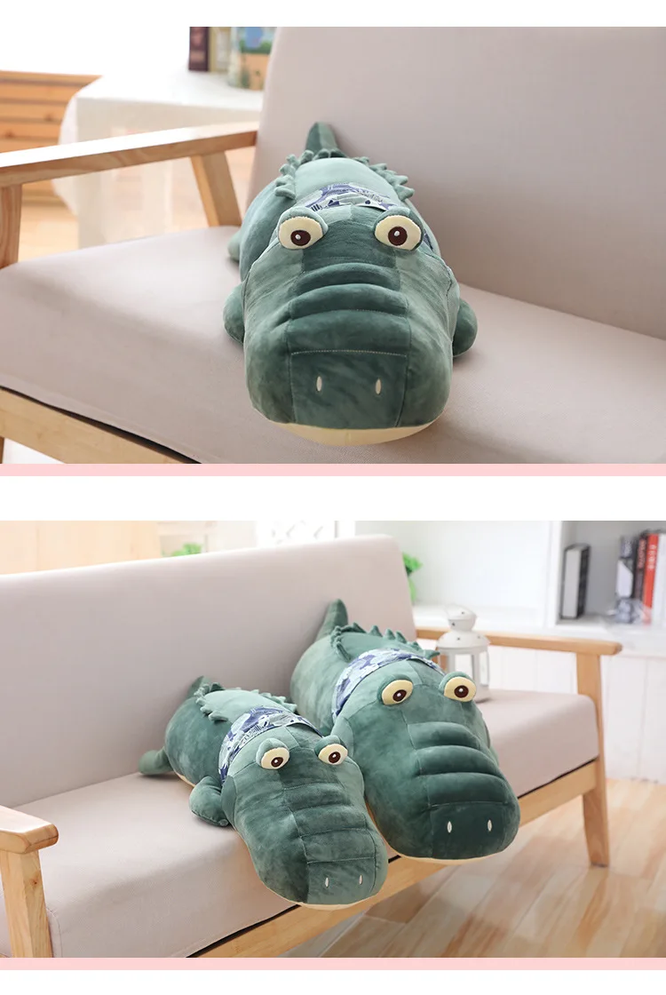 Милый игрушечный плюшевый крокодил манекен Мультфильм Подушка креативный плюшевый манекен подарок на день рождения