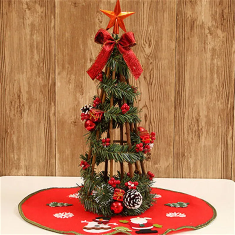 НОВАЯ РОЖДЕСТВЕНСКАЯ Мягкая юбка с Санта-елкой, напольный коврик, рождественские вечерние украшения